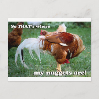 Carte Postale Poulet - Coq