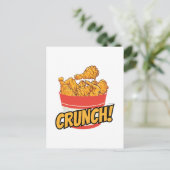 Carte Postale Poulet frit (Debout devant)