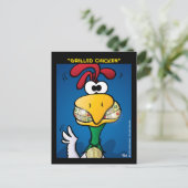 Carte Postale "poulet grillé" (Debout devant)