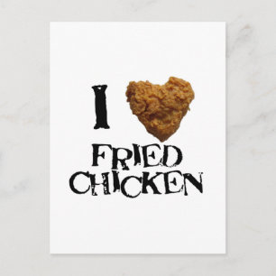 Carte Postale poulet ilovefrit