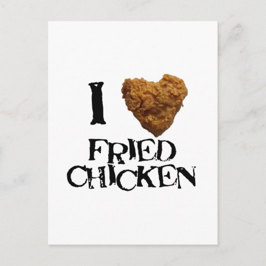 Carte Postale poulet ilovefrit (Devant)