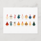 Carte Postale Poulet mou (Devant)