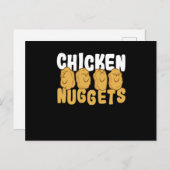 Carte Postale Poulet Nuggets Poulet Nuggets (Devant / Derrière)