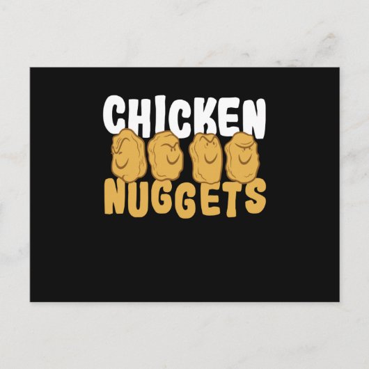 Carte Postale Poulet Nuggets Poulet Nuggets (Devant)