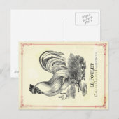 Carte Postale Poulet Poulet (Devant / Derrière)