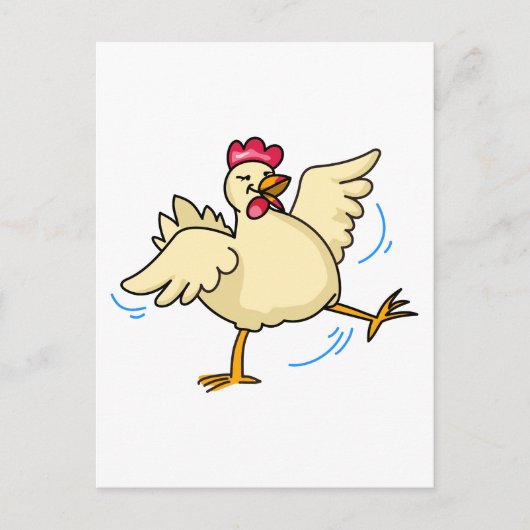 Carte Postale Poulets de printemps (Devant)
