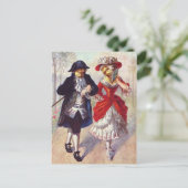 Carte Postale Poulets victoriens (Debout devant)