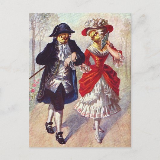 Carte Postale Poulets victoriens (Devant)