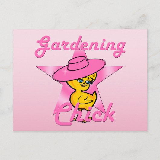 Carte Postale Poulette de jardin #8 (Devant)