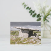 Carte Postale Poulnabrone Dolmen, Comté Clare (Debout devant)
