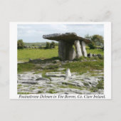 Carte Postale Poulnabrone Portal Tomb, Burren, Clare, Irlande (Devant)
