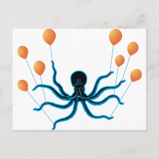 Carte Postale Poulpe de vol (Devant)