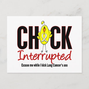 Carte Postale Poumon de cancer du poumon Interrompu