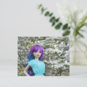 Carte Postale Poupée asiatique Mika (Debout devant)