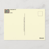 Carte Postale Poupée Cute Kokeshi, poste (Dos)