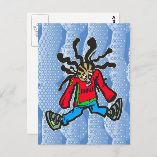 Carte Postale Poupée dansante (Devant / Derrière)