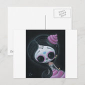 Carte Postale poupée des morts (Devant / Derrière)