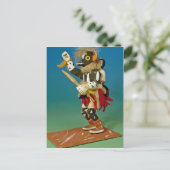 Carte Postale Poupée Kachina, Amérindienne (Debout devant)