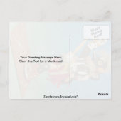 Carte Postale Poupée Kachina, Amérindienne (Dos)