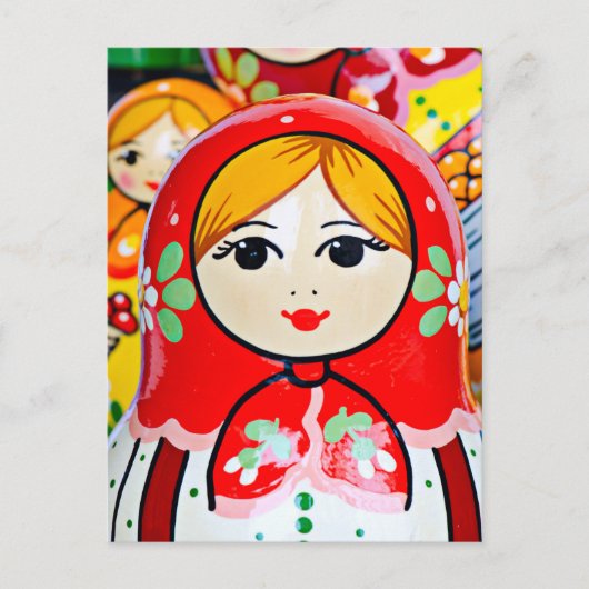 Carte Postale Poupée Matryoshka (Devant)