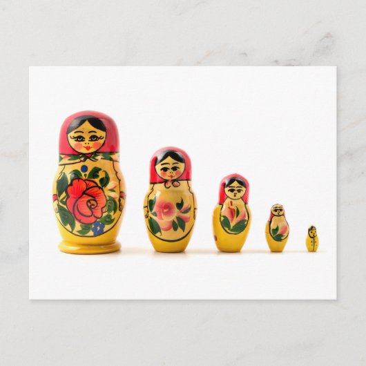 Carte Postale Poupée Matryoshka (Devant)