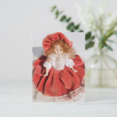 Carte Postale poupée porcelaine (Debout devant)