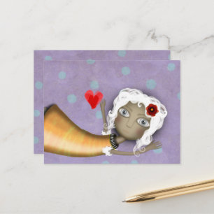 Carte Postale Poupée portrait Very Pery 2022 