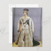 Carte Postale Poupée Queen Victoria (Devant / Derrière)