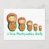 Carte Postale Poupée russe Matryoshka (Devant)