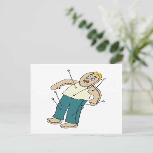 Carte Postale Poupée vaudou (Debout devant)