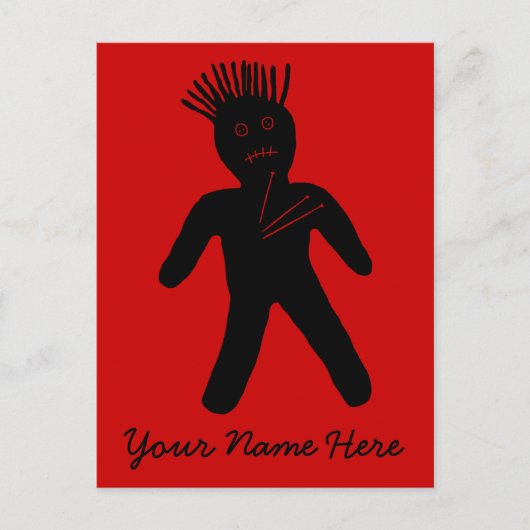 Carte Postale Poupée vaudou (Devant)