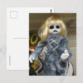 Carte Postale Poupée Zombie (Devant / Derrière)
