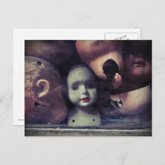 Carte Postale Poupées cassées (Devant / Derrière)