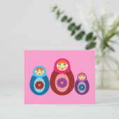 Carte Postale Poupées de Matryoshka (Debout devant)