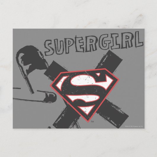 Carte Postale Poupées de sécurité noire Supergirl (Devant)
