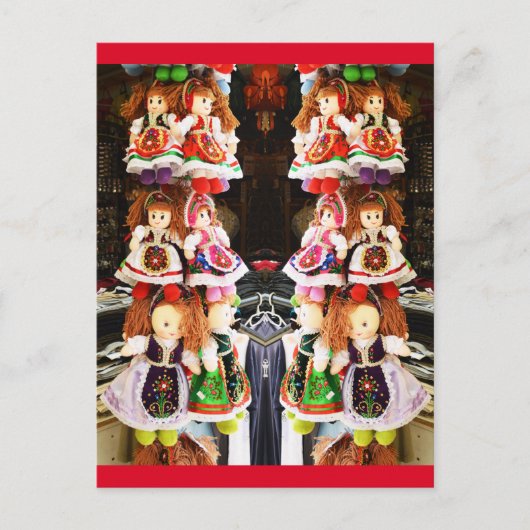 Carte Postale Poupées hongroises (Devant)