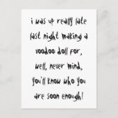 Carte Postale Poupées vaudou (Devant)