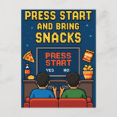 Carte postale pour amis rétro-gamer (Devant)