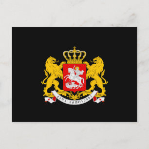 Carte postale pour armoiries de Géorgie