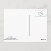 Carte postale pour bébé (Dos)
