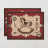 Carte postale pour bébé Cowboy (Devant / Derrière)