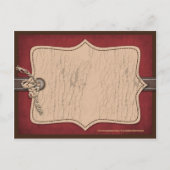 Carte postale pour bébé Cowboy (Dos)