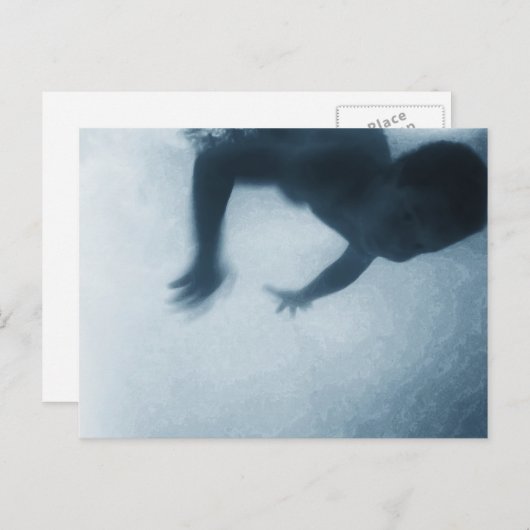 Carte postale pour bébé-eau (Devant / Derrière)