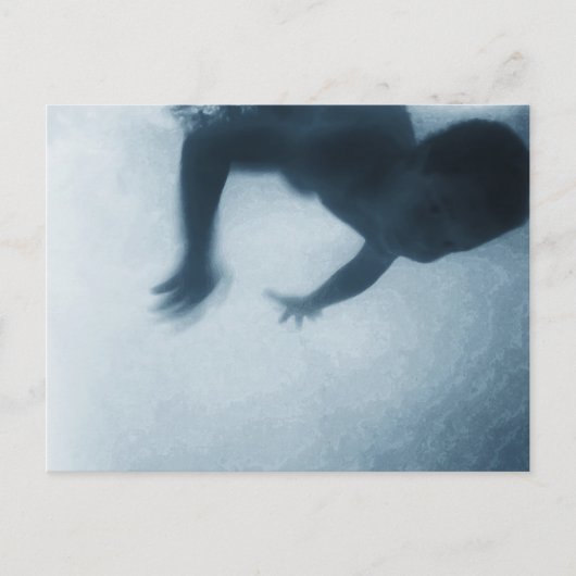 Carte postale pour bébé-eau (Devant)