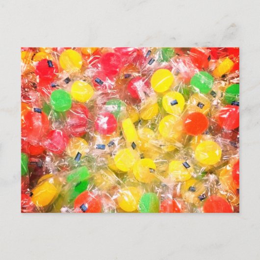 Carte postale pour bonbons durs (Devant)