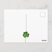 Carte Postale Pour chaque pétale sur le Shamrock - Irlandais Dir (Dos)