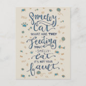 Carte postale pour chat de petite taille (Devant)