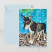 Carte postale pour chien Kelpie (Devant / Derrière)