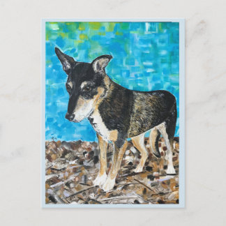 Carte postale pour chien Kelpie