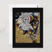 Carte postale pour danseur d'herbe (Devant / Derrière)